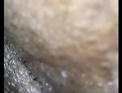 Fucking my wife wet pussy while she asleep!!