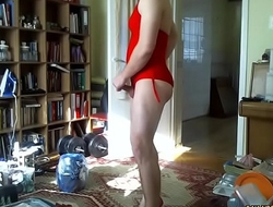 boy in hot one piece swimsuit